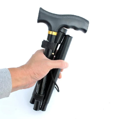 Adjustable Height Aluminum Alloy Walking Stick